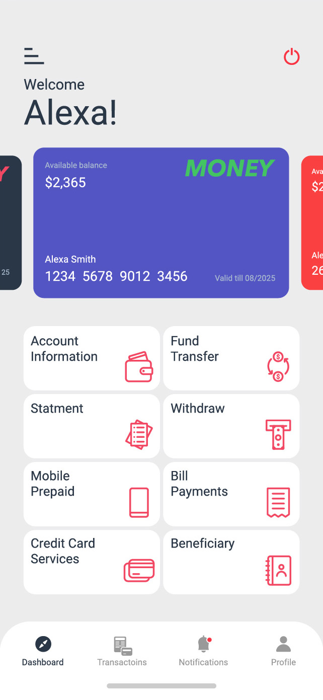 Banking App UI 8