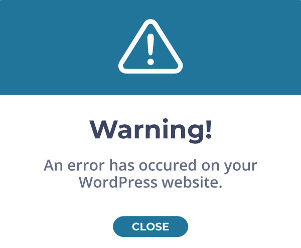 WordPress-Error-Warning